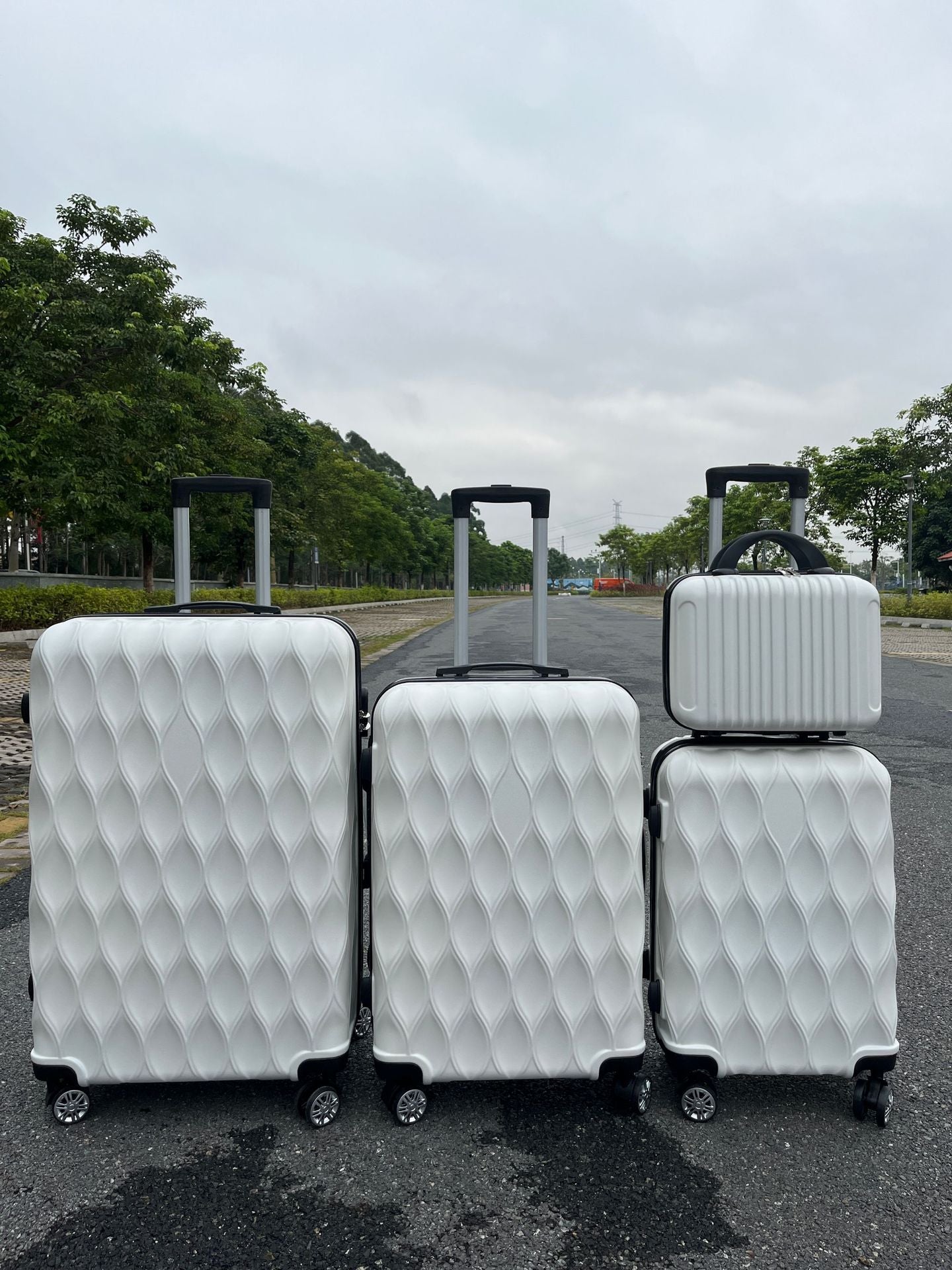 Fay Beauty – Sunset Audacity | Set 4 Valises ABS Rigides 14/20/24/28 Pouces