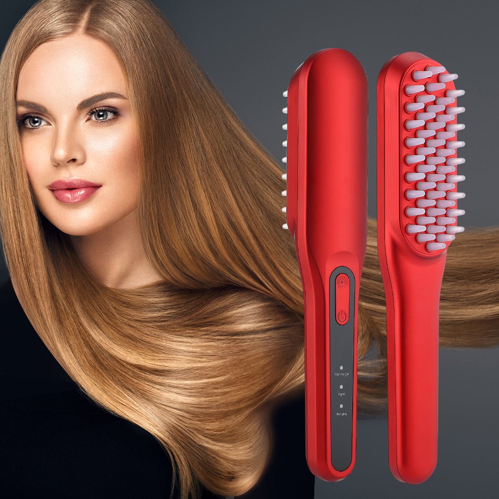 Peigne de massage électrique anti - chute de cheveux avec thérapie laser - Fay Beauty