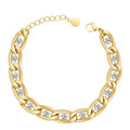 Fay Beauty – Bracelet Acier Titane Strass