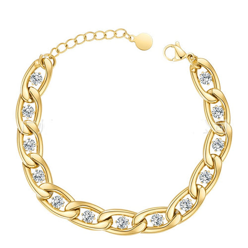 Fay Beauty – Bracelet Acier Titane Strass