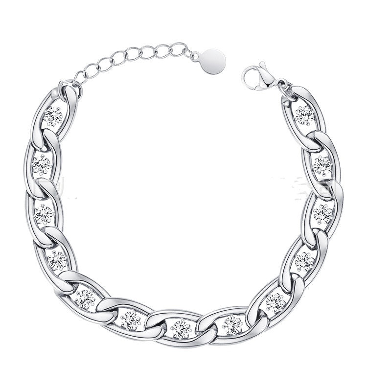 Fay Beauty – Bracelet Acier Titane Strass