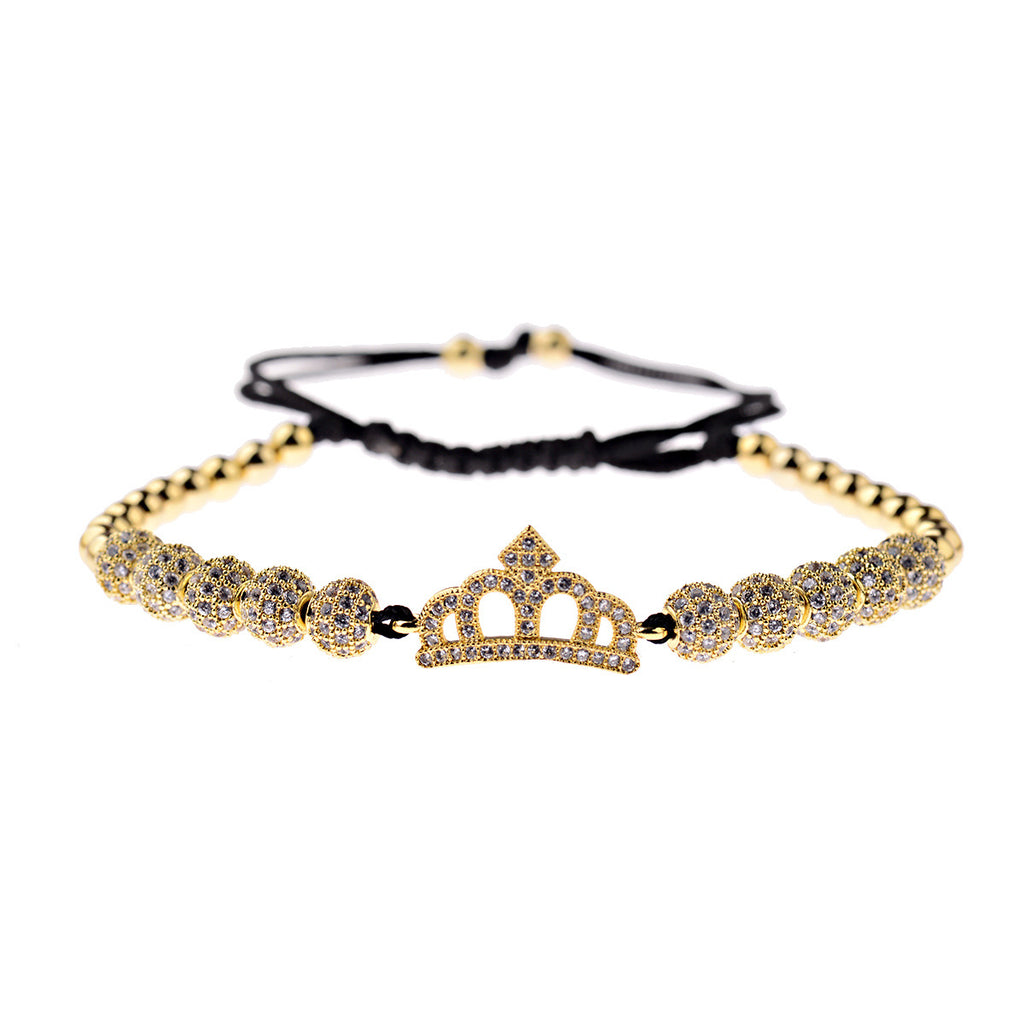 Fay Beauty – Ensemble de trois bracelets Couronne pour couple