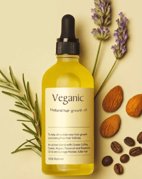 Huile de Croissance Naturelle des Cheveux Veganic (Article Unique) - Fay Beauty