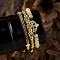 Fay Beauty – Ensemble de trois bracelets Couronne pour couple