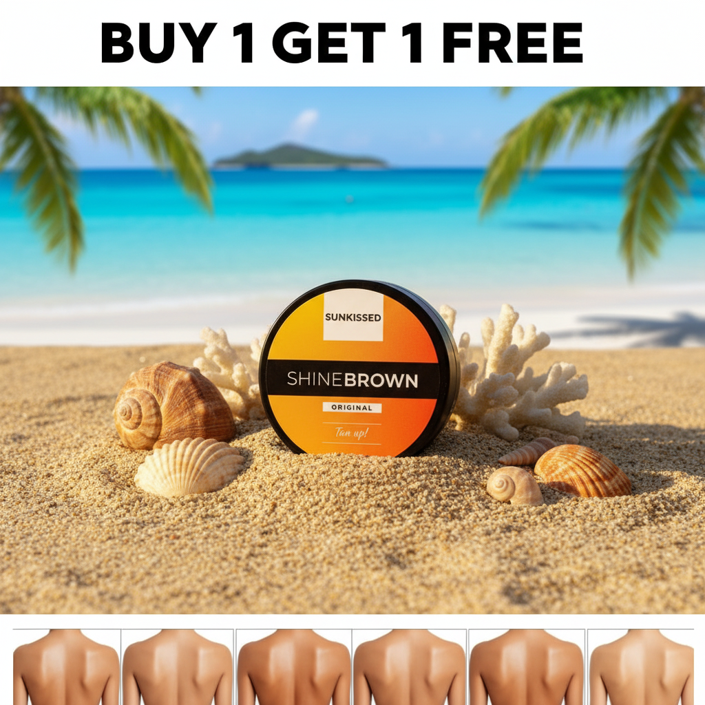 Gel bronzant sur la plage
