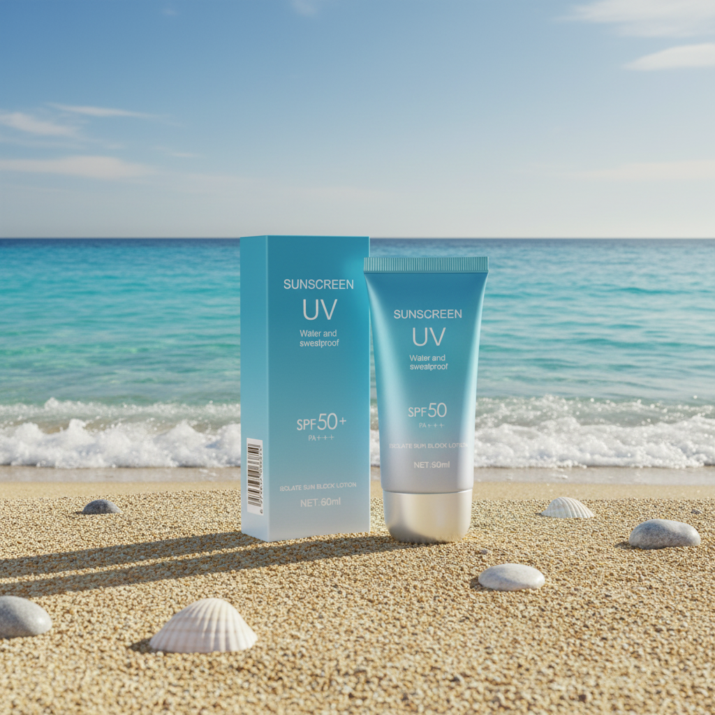 Sunscreen UV SPF50+ PA+++ - Plage Tunisienne Sable Doré & Mer Turquoise