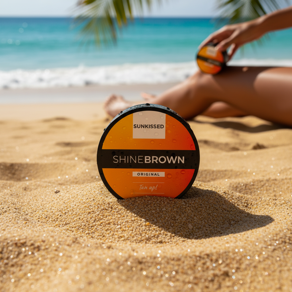Sunkissed Shine Brown - Tanning Gel - Ambiance Plage Estivale