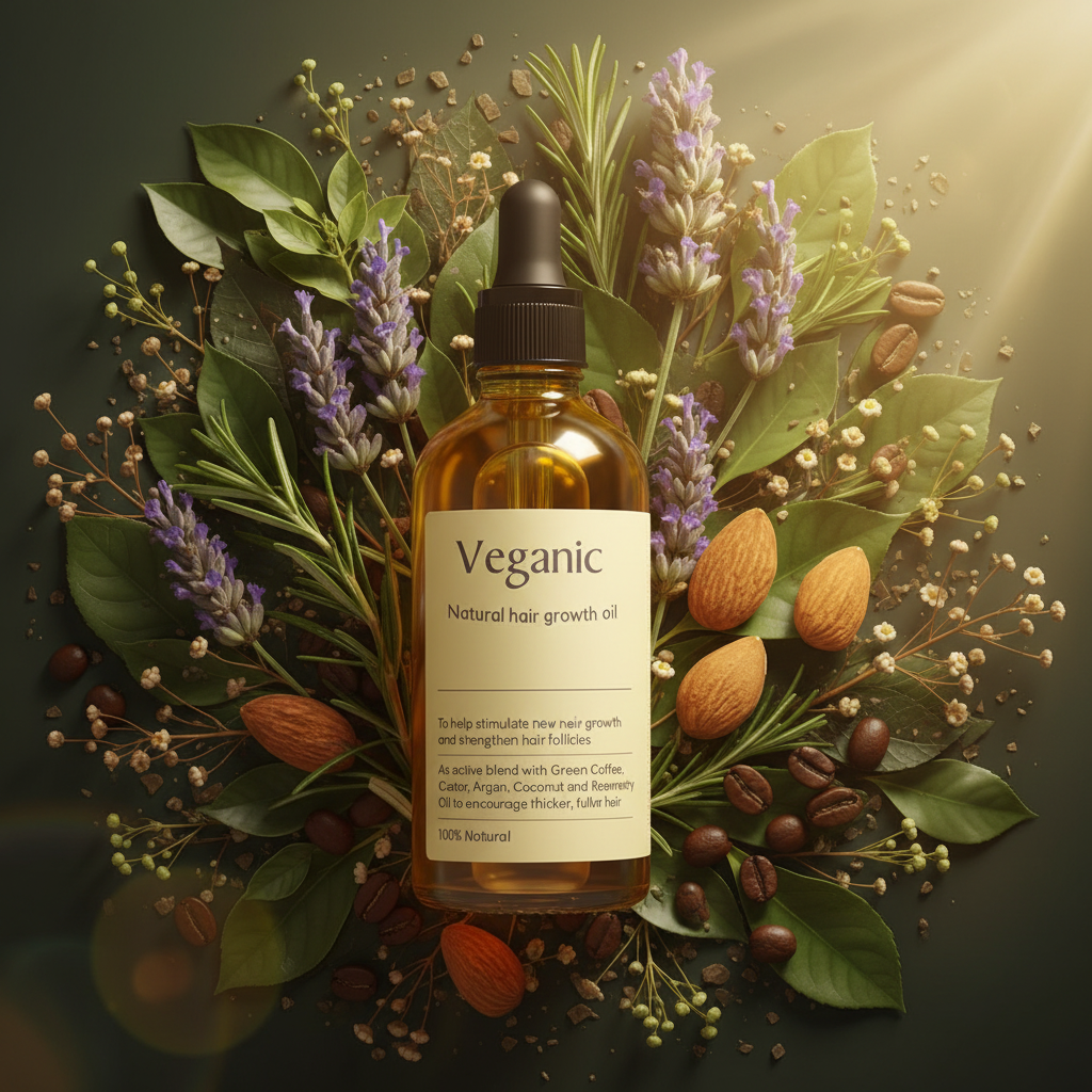 Veganic Natural Hair Growth Oil - Ambiance Botanique Naturelle