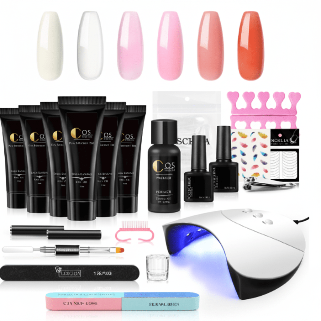 Fay Beauty – Sunset Audacity | Kit Professionnel Gel Poly Ongles avec Lampe UV – Édition Limitée - Fay Beauty