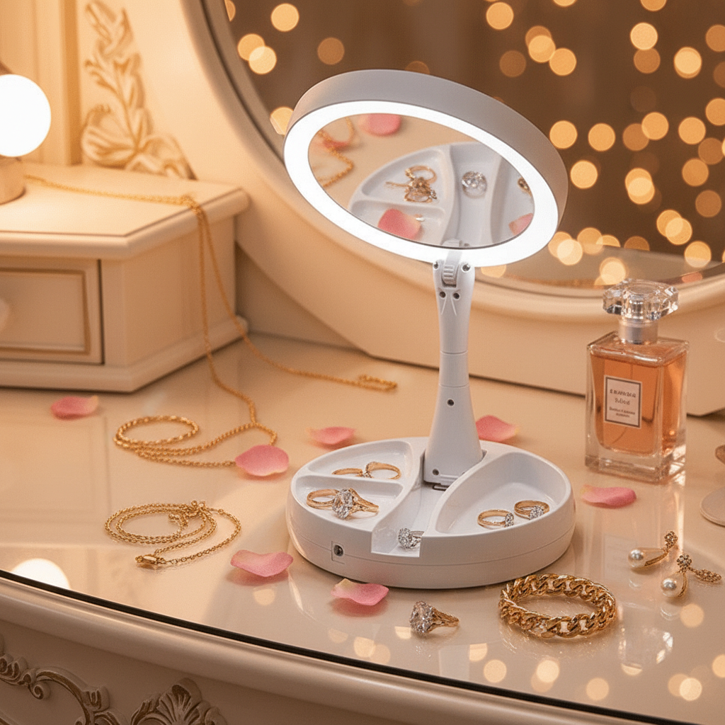 Miroir LED bijoux ambiance 2