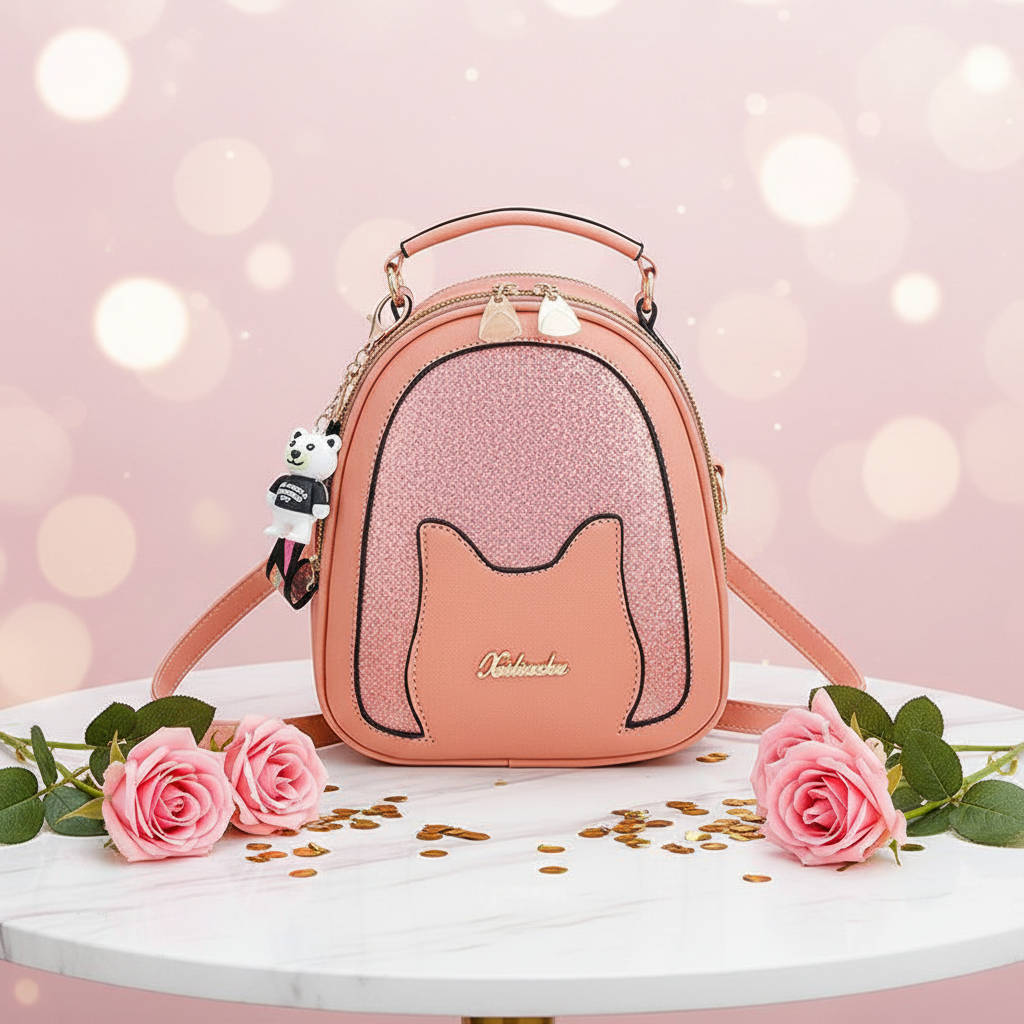 Sac Paillettes Rose - Rendu Mode