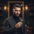 Tondeuse Dorée - Homme Brun Premium